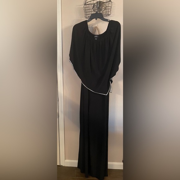 MSK Off-The-Shoulder Overlay Jumpsuit - Picture 1 of 5